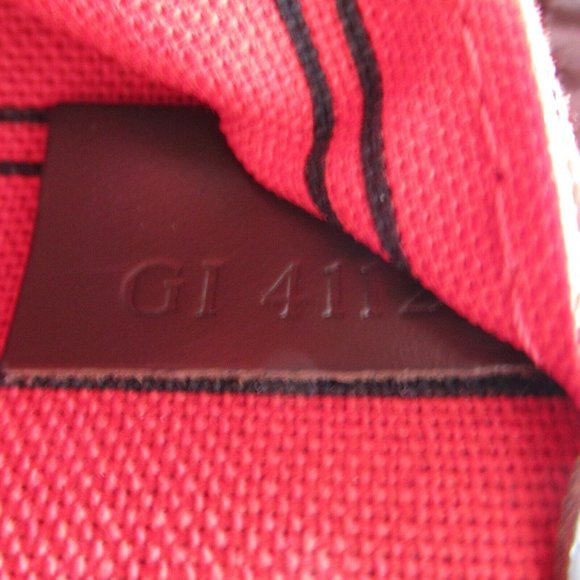 LOUIS VUITTON Neverfull MM Tote Bag Damier canvas Brown Used Women LV - Picture 8 of 9